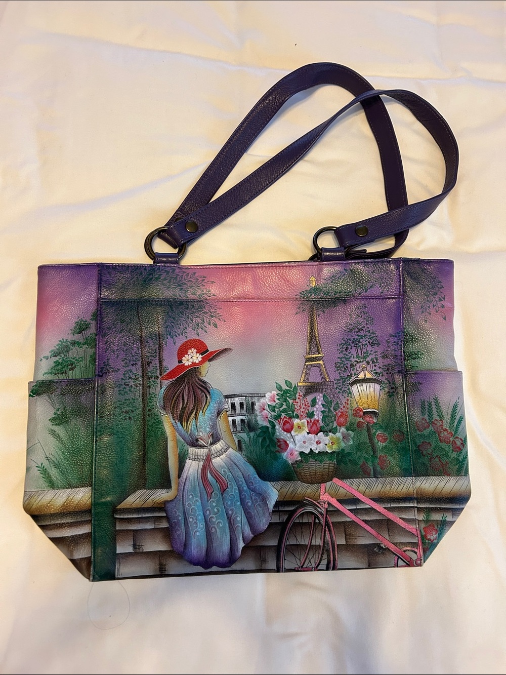 Anushka Leather Tote Bag -